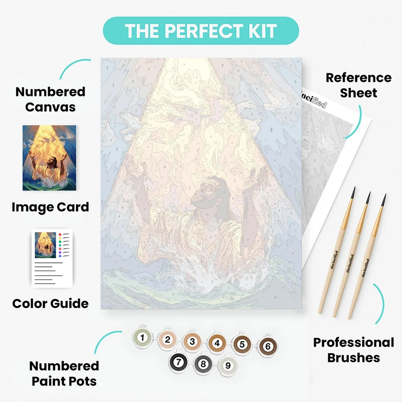 Baptism of Jesus - Paint by Numbers Kit
