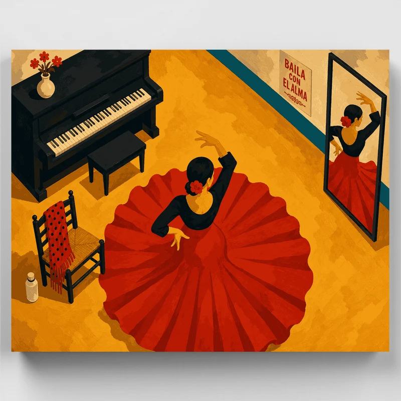Soul in Motion - Paint by Numbers Kit