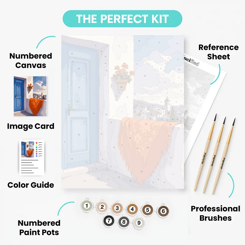 Andalusian Balcony - Paint by Numbers Kit