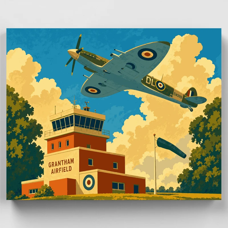 Wartime Scramble - Paint by Numbers Kit