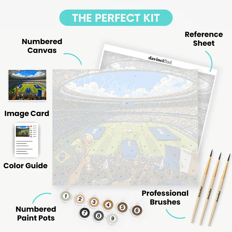 World Cup Glory - Paint by Numbers Kit