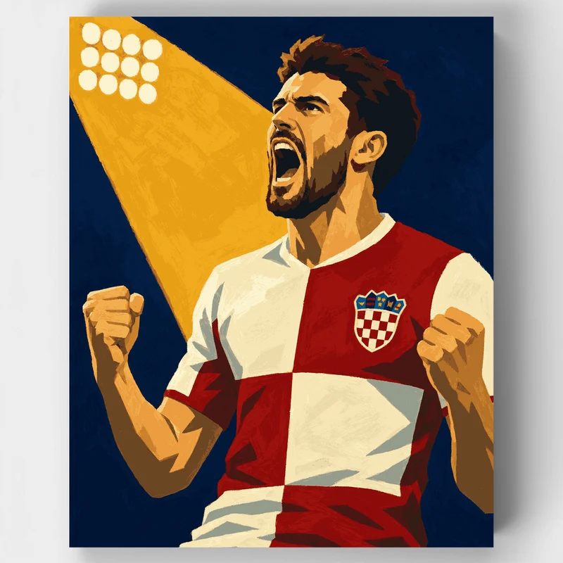 Victory Roar Croatia - Paint by Numbers Kit