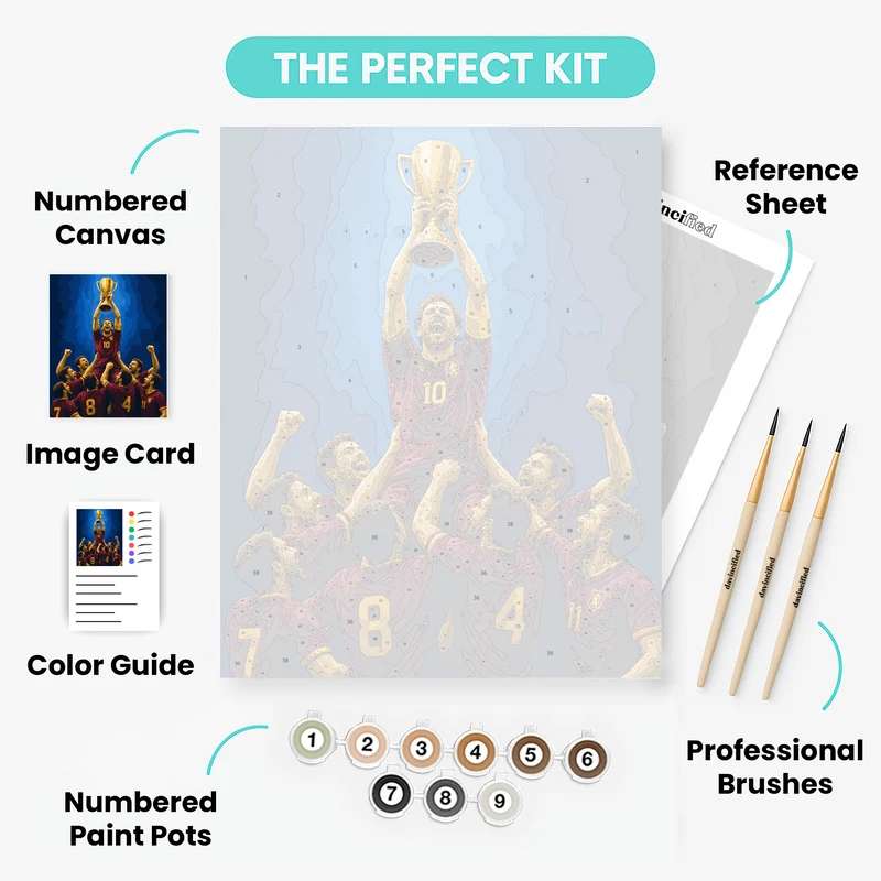 Champion's Trophy Lift - Paint by Numbers Kit