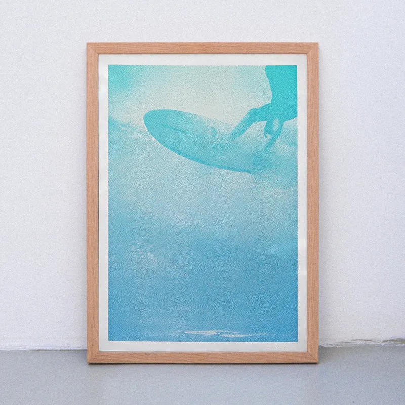 Surf Gradient (DIN A3) | Edition SCHEE | Risographie