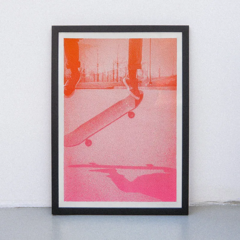 Skate Gradient (DIN A3) | Edition SCHEE | Risographie