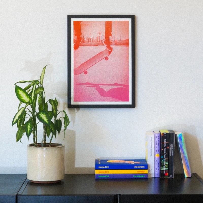Skate Gradient (DIN A3) | Edition SCHEE | Risographie