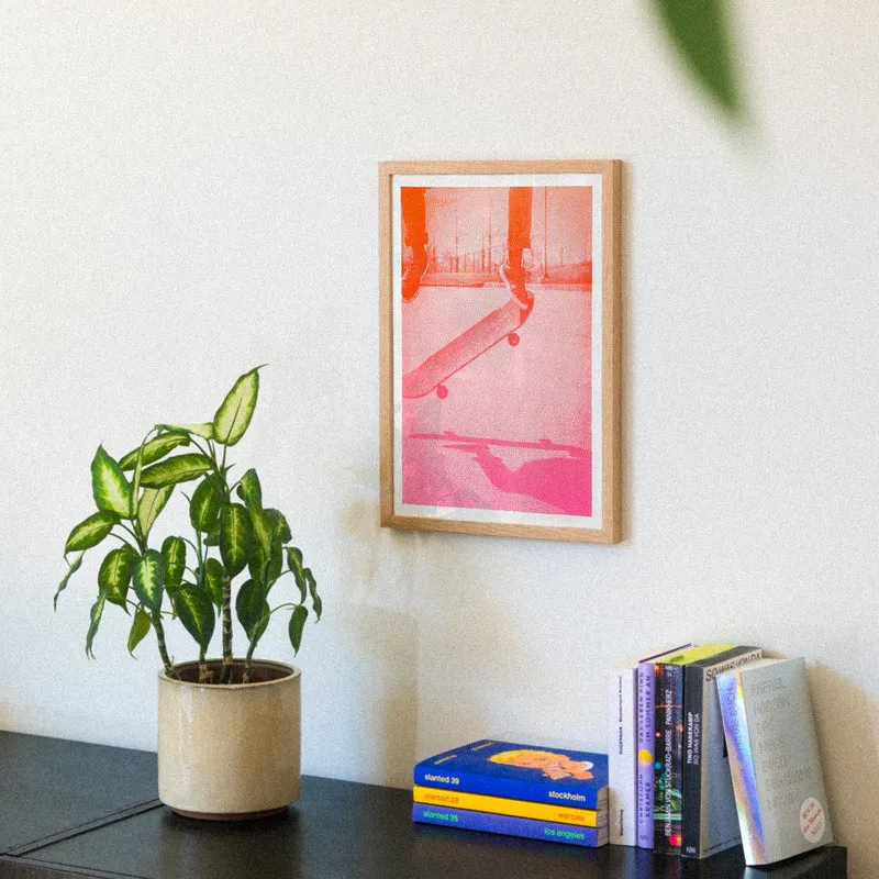 Skate Gradient (DIN A3) | Edition SCHEE | Risographie
