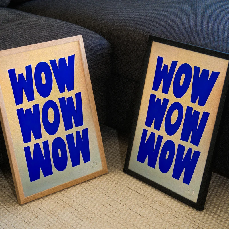 Golden Wow (DIN A3) | Edition SCHEE | Siebdruck