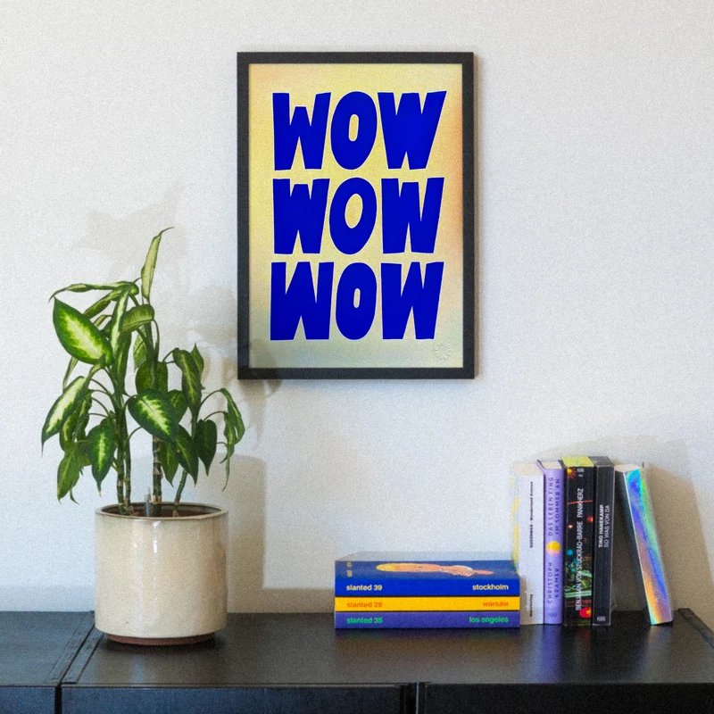 Golden Wow (DIN A3) | Edition SCHEE | Siebdruck