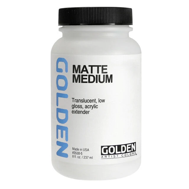 GOLDEN Matte Medium течен матов медиум за акрил