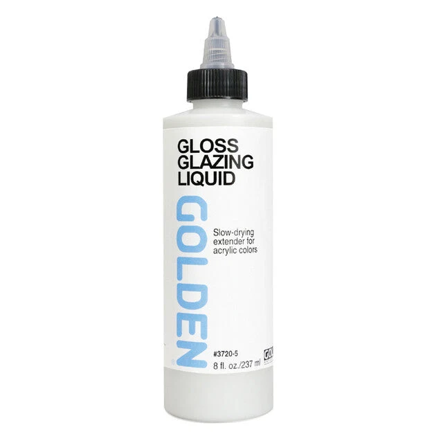 GOLDEN Gloss Glazing Liquid tekuté lesklé médium na akrylové lazúry