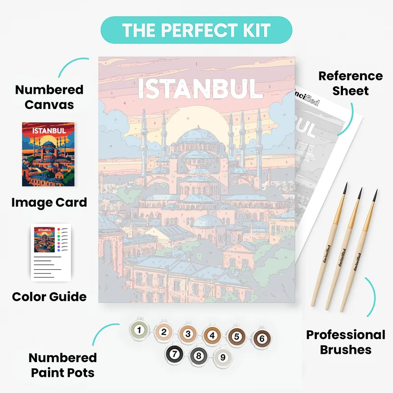 Istanbul - Paint by Numbers Kit