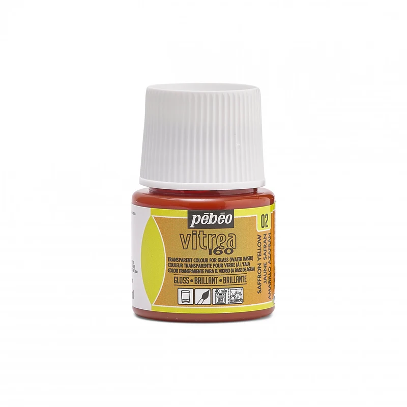 Vitrážna farba na sklo Pebeo Vitrea 160 lesklá 45 ml