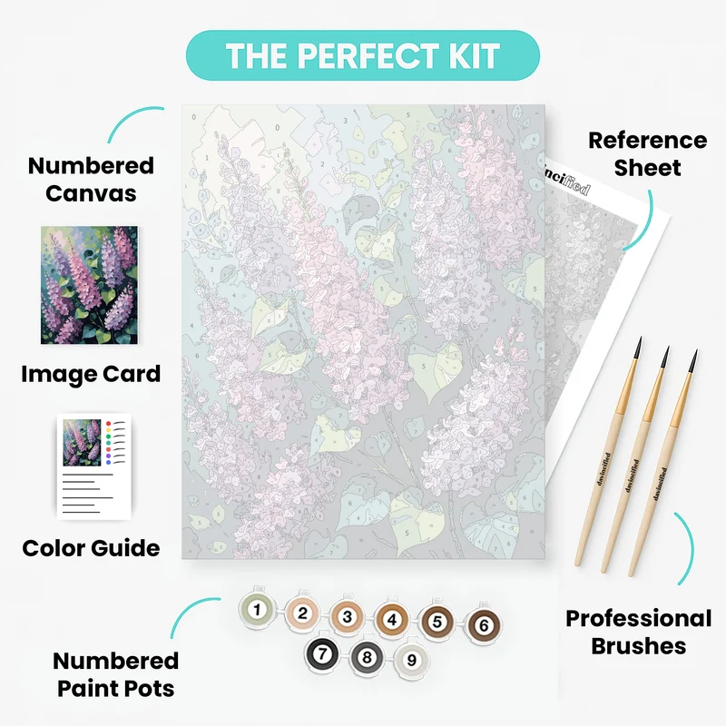 Lilacs - Paint by Numbers Kit