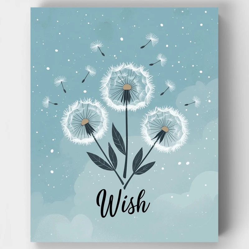 Dandelion Wish - Paint by Numbers Kit