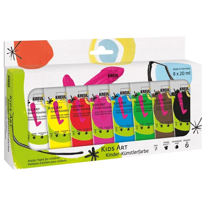 Детски комплект бои KREUL 8 x 20 ml