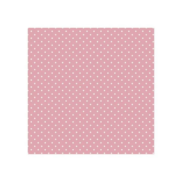 Декупажни салфетки - White Dots on Pink - 1бр.