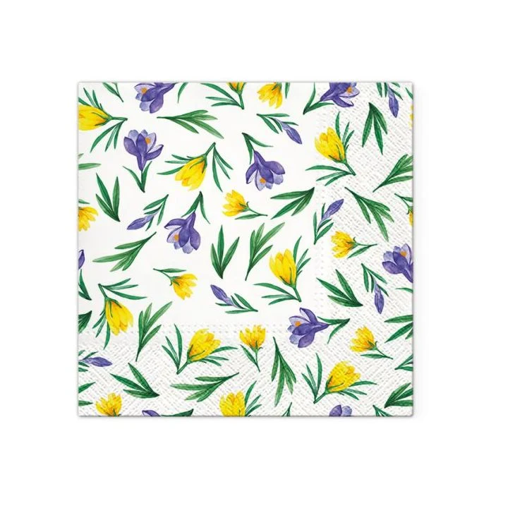 Декупажни салфетки - Spring Crocuses - 1бр.