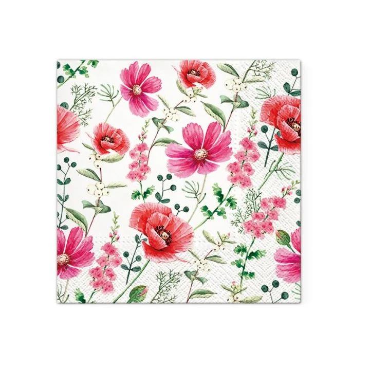 Декупажни салфетки - Raspberry Flower - 1бр.