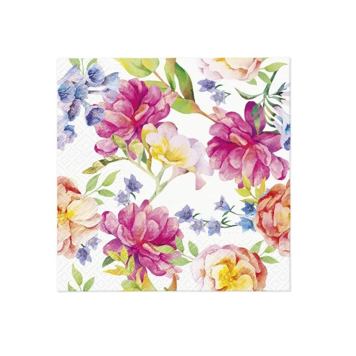 Декупажни салфетки - Orchid with Peony - 1бр.