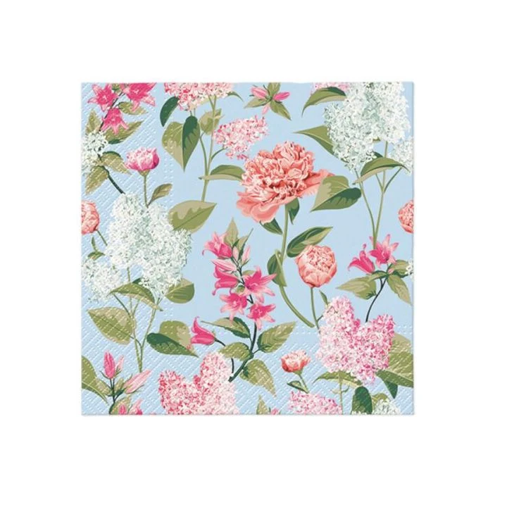 Декупажни салфетки - Lilac with peonies - 1бр.