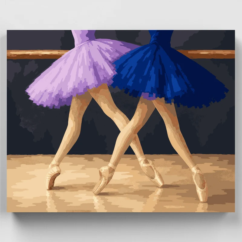 Ballerinas En Pointe - Paint by Numbers Kit