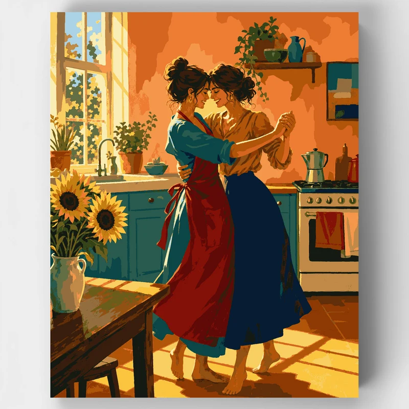 Kitchen Dance - Paint by Numbers Kit