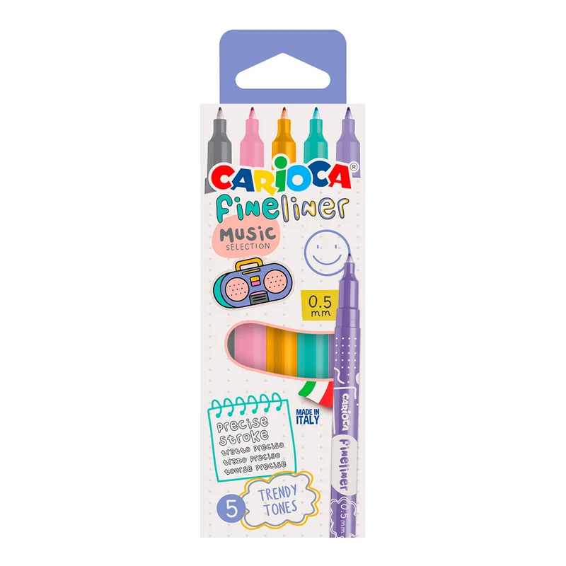 Carioca Fineliner 0,5 mm, mix farieb