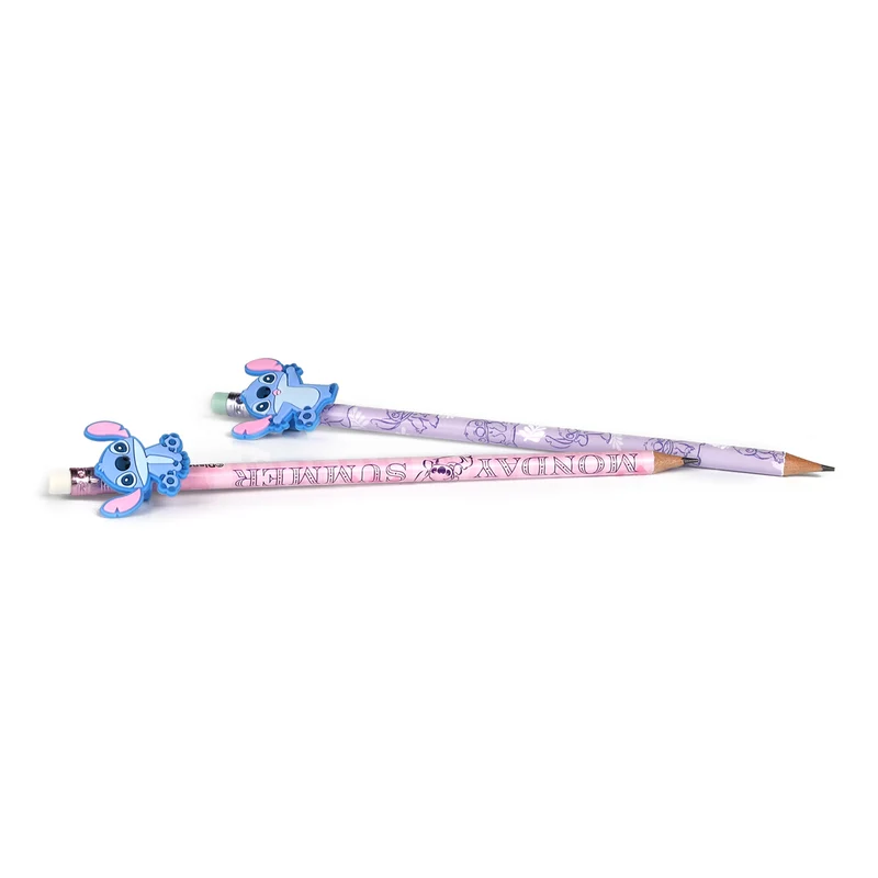 Colorino súprava ceruziek Stitch Pastel 3, okrúhle s gumou