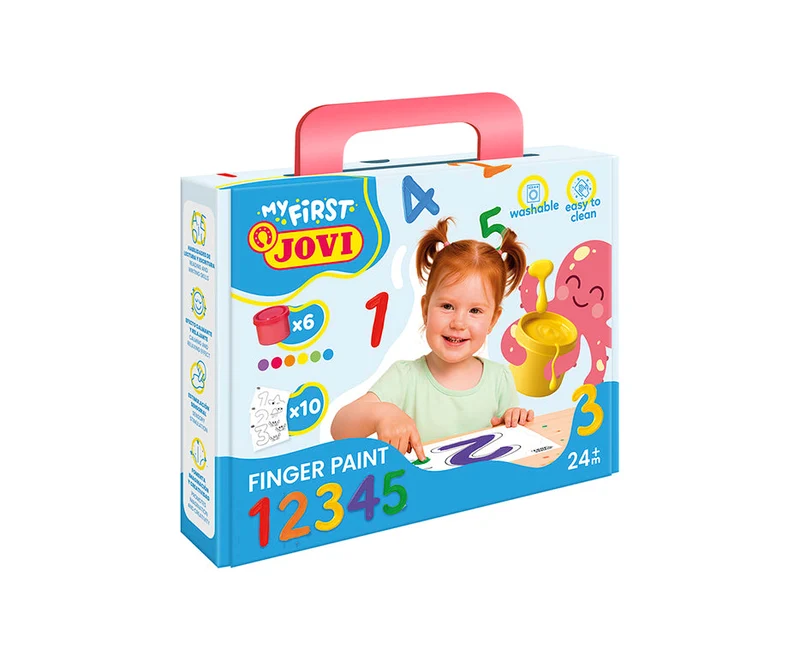 Jovi sada prstových farieb My First prvé čísla – 11 ks