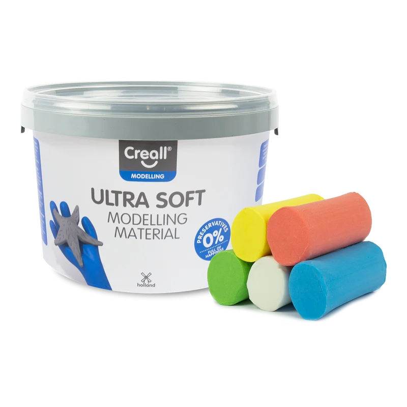 Creall modelovacia hmota Ultra soft, 5 g, téglik, mix farieb