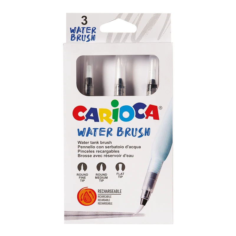 Carioca súprava vodných štetcov, 3 ks
