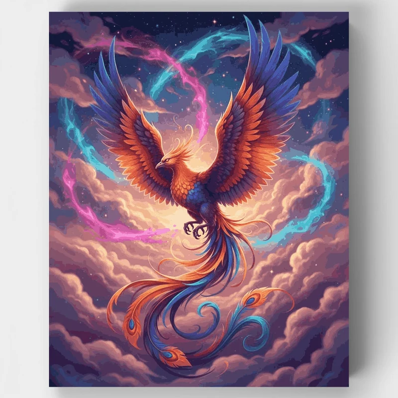 Celestial Phoenix - Paint by Numbers Kit