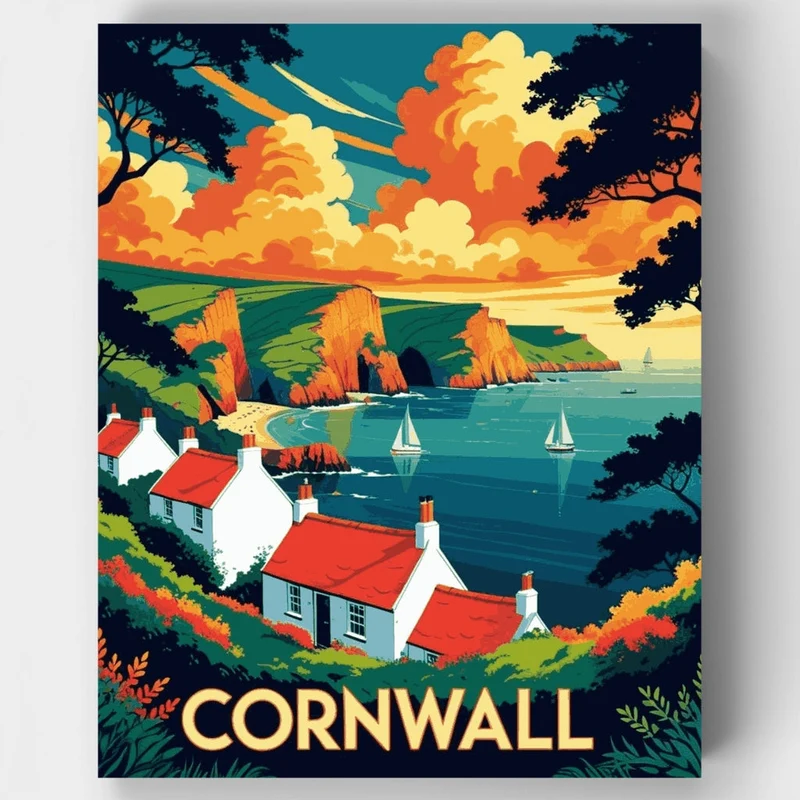 Cornwall - Paint by Numbers Kit