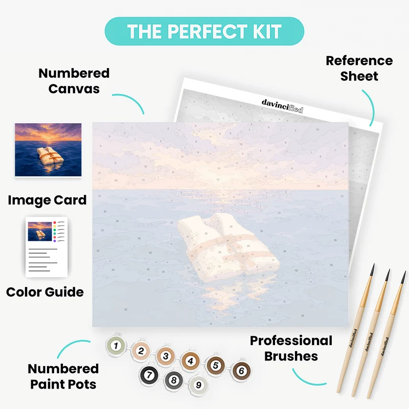 Lone Life Vest - Paint by Numbers Kit