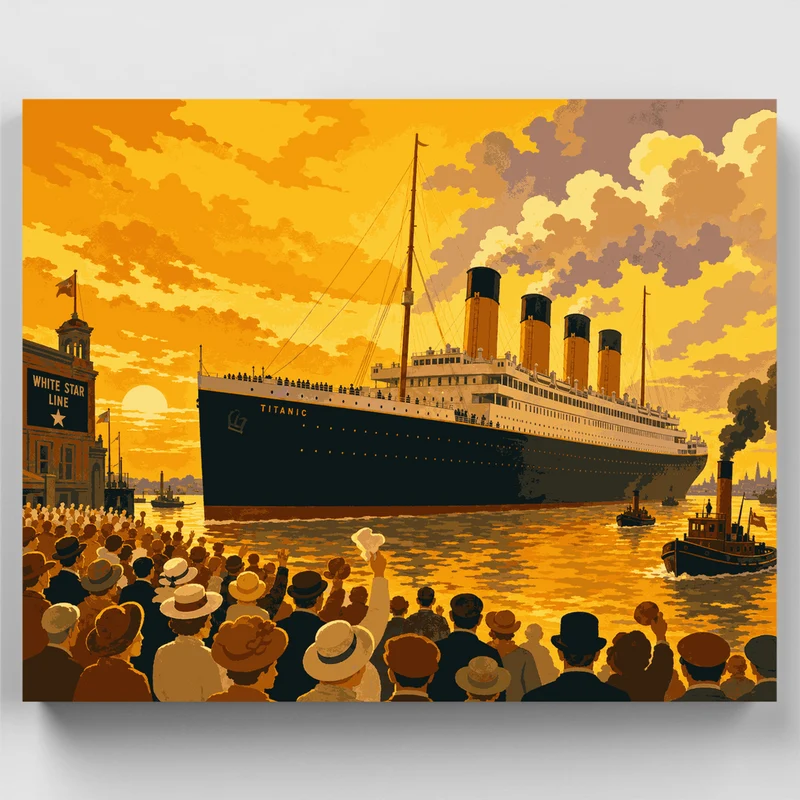 Grand Departure - Paint by Numbers Kit
