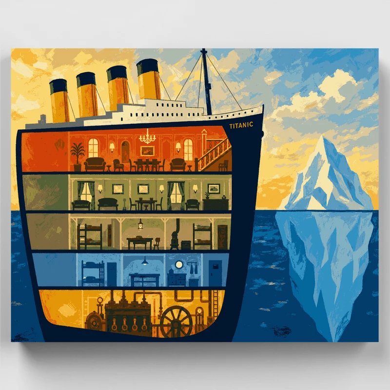 Cross-Section Decks - Paint by Numbers Kit
