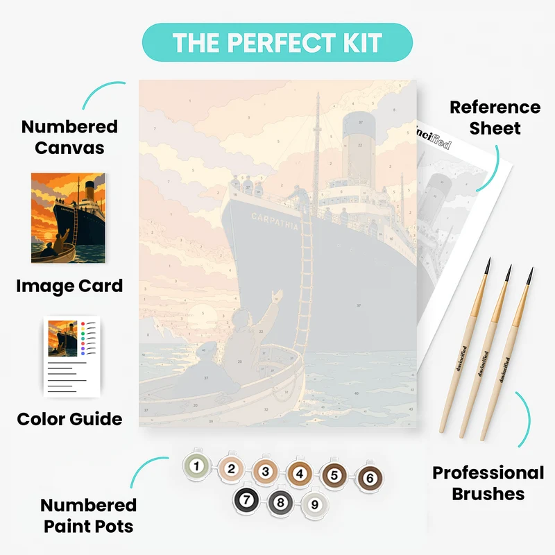 Rescue at Dawn - Paint by Numbers Kit