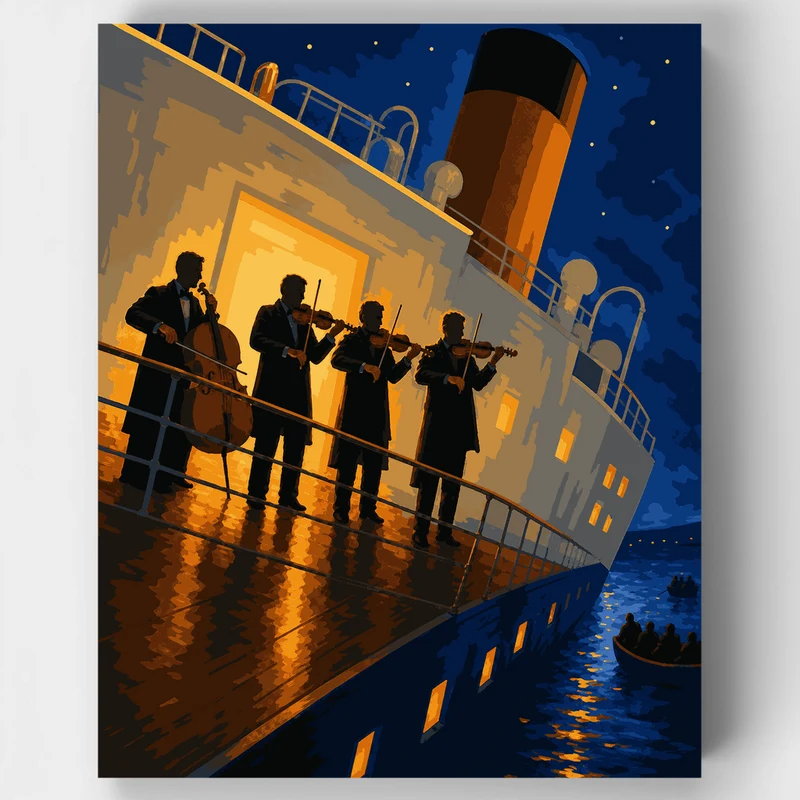 Playing Until the End - Paint by Numbers Kit