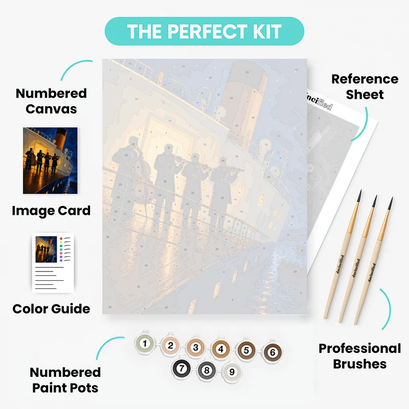 Playing Until the End - Paint by Numbers Kit