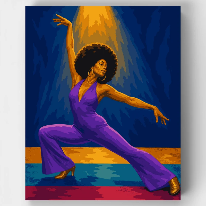Disco Soul Dancer - Paint by Numbers Kit