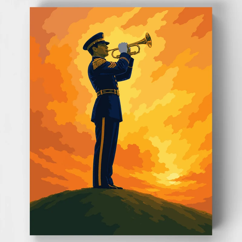 Taps at Twilight - Paint by Numbers Kit