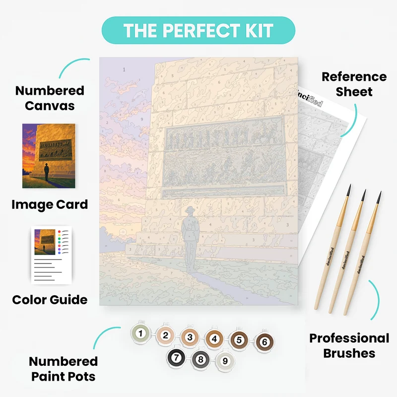 Soldier at Dawn - Paint by Numbers Kit