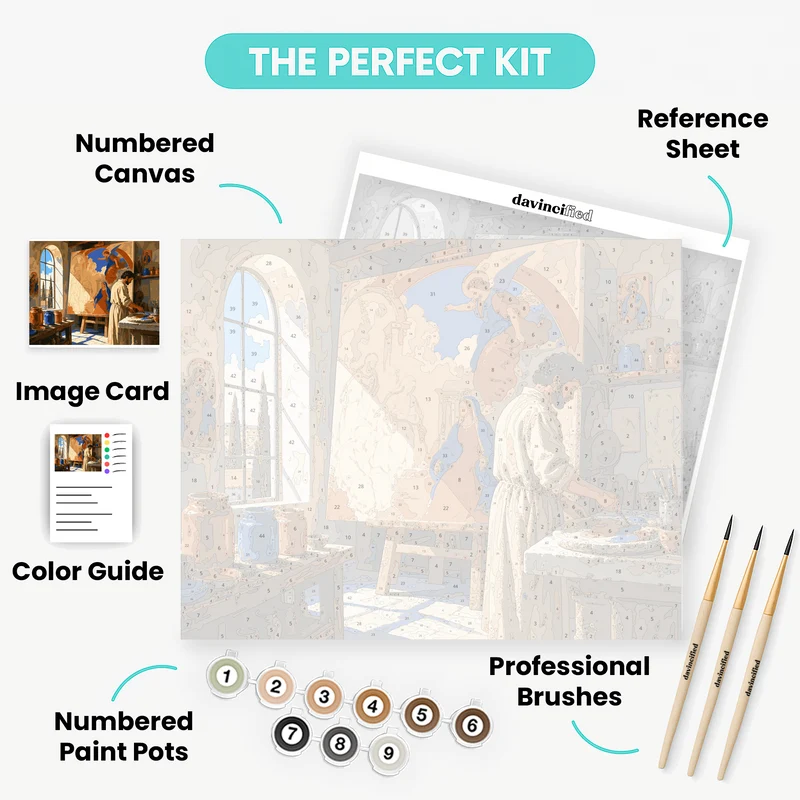Renaissance Annunciation - Paint by Numbers Kit