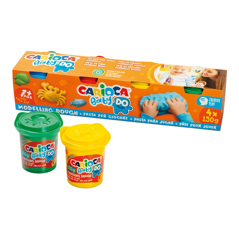 Carioca modelovacia hmota Baby Do 1+, 150 g, mix farieb