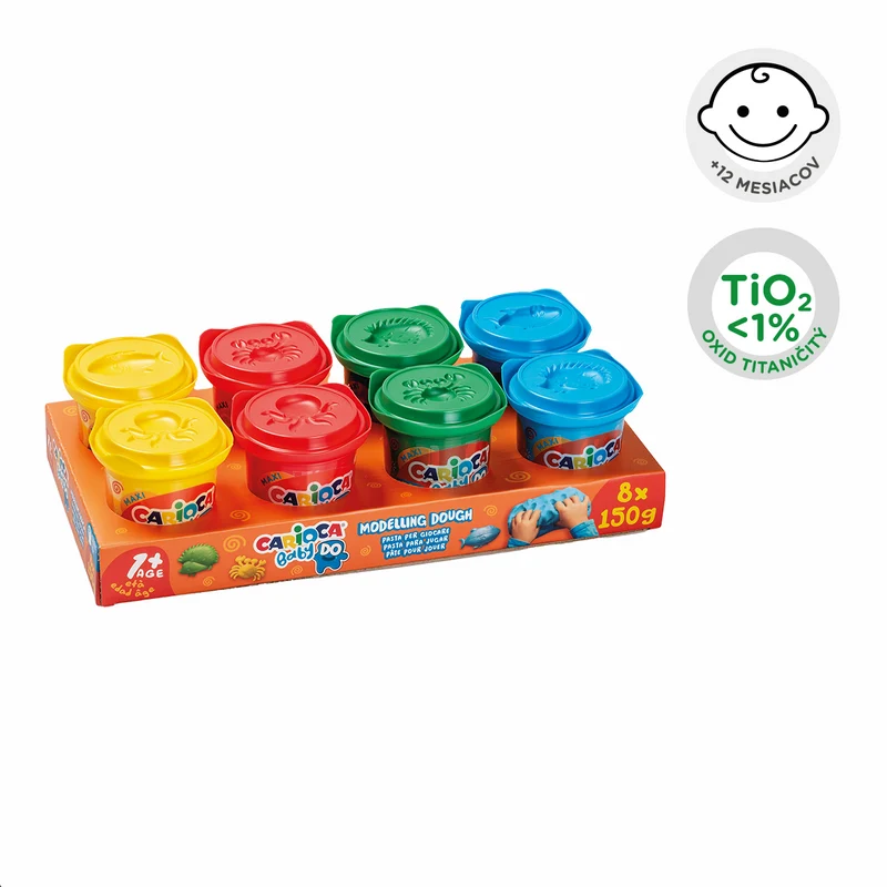 Carioca modelovacia hmota Baby Do 1+, 150 g, mix farieb