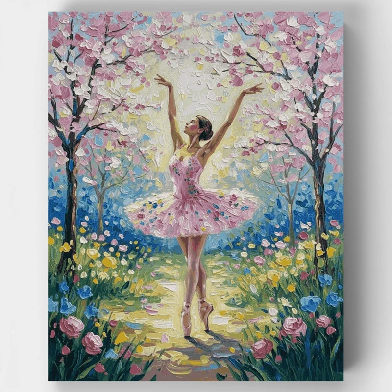 Ballerina in Bloom - Paint by Numbers Kit