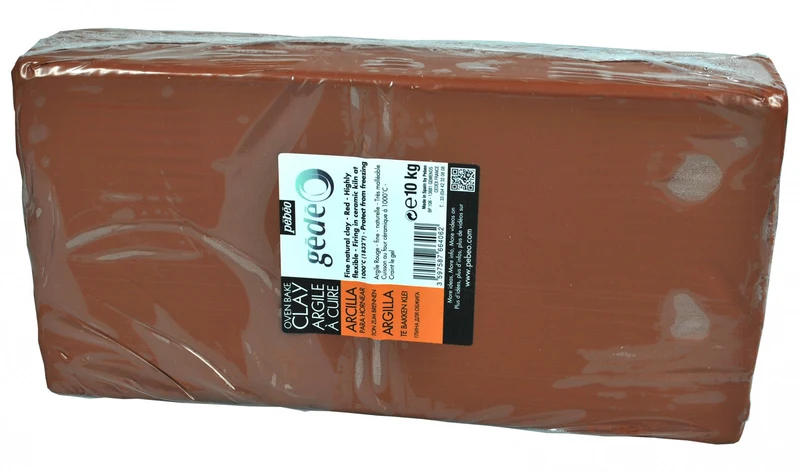 Pebeo Gédéo hrnčiarska hlina 5 kg červená