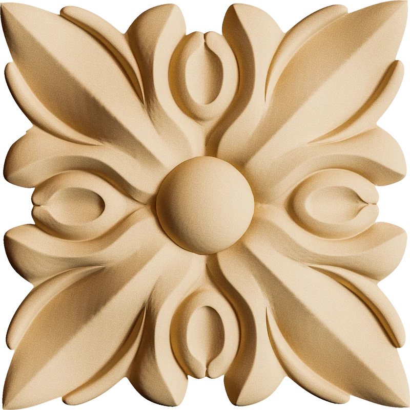 Ohybné drevo Pentart RZ 03 štvorec 6 x 6 cm