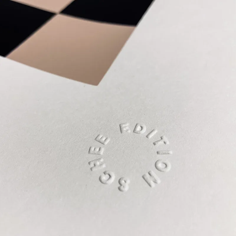 Check (DIN A3) | Edition SCHEE | Siebdruck